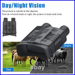 4K WiFi Night Vision Binoculars 800m Full Dark 8W Infrared 10x Digital Telescope