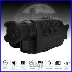 4X Digital Night Vision Monocular Camera Video HD Infrared with 1.5 inch Screen