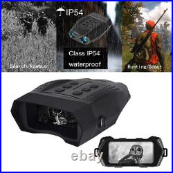 4X Zoom Infrared Night Vision Binoculars Video Recording Scope Hunting Goggles