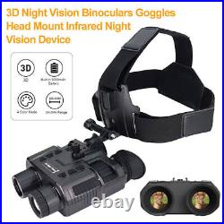 4X Zoom Night Vision Goggles Binoculars Digital IR Head Mounted Hunting 4X Zoom Night Vision Goggles Binoculars Digital IR Head Mounted Hunting