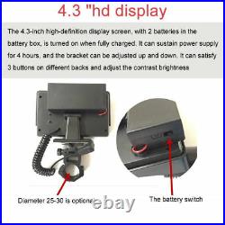 4.3 LCD Screen Riflescope DIY Night Vision Scope Day Night Rifle Scope 850nm