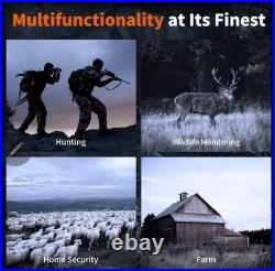 4k IR Night Vision Binoculars GlassOwl 3x Optical 8X Digital zoom Day & Night