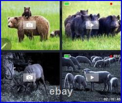 4k IR Night Vision Binoculars GlassOwl 3x Optical 8X Digital zoom Day & Night