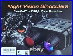 4k IR Night Vision Binoculars GlassOwl 3x Optical 8X Digital zoom Day & Night