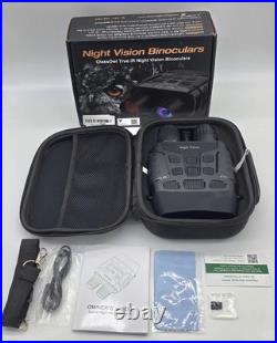 4k IR Night Vision Binoculars GlassOwl 3x Optical 8X Digital zoom Day & Night