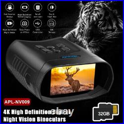 4k Night Vision Goggles Infrared Digital Zoom Binoculars with LCD Screen Hunting