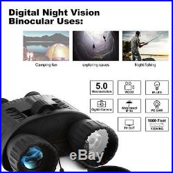 4x50 Digital Night Vision Binocular 300m Rang 720p Video 1.5