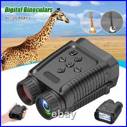 4x HD Zoom Digital Binoculars Infrared Night Vision Goggles with Camera Lens