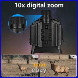 5K Video 10X Digital Zoom 60MP Night Vision Hunting Binoculars IR Camera 600m Z9