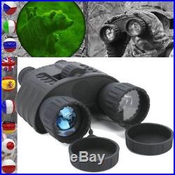 5MP 720P HD Night Vision Binocular Hunting Trail Telescope IR Camera 4X50mm 300M
