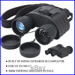 5MP 720P HD Night Vision Binocular Hunting Trail Telescope IR Camera 4X50mm 300M