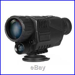 5X40 5MP Digital IR Night Vision Monocular 200m Range Photo Video Free 4GB DVR
