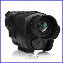 5X40 5MP Digital IR Night Vision Monocular 200m Range Photo Video Free 4GB DVR