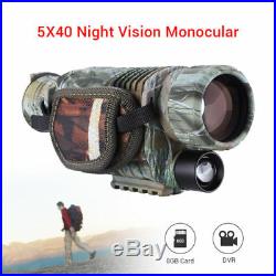 5X40 Digital IR Monocular Binoculars Telescopes Scope Infrared Dark Night Vision