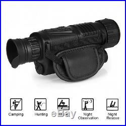 5X40 Digital IR Night Vision Monocular 200m Range Takes Photo Video Built-in 4GB