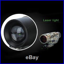 5X40 Digital Night Vision Zooming Monocular Telescope Scope DVR Recorder Camera