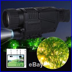 5X40 IR Infrared Digital HD Monocular Telescope Night Vision Camera Security SS