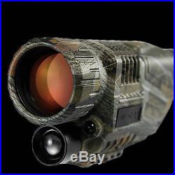 5X40 Infrared Dark Night Vision HD Monocular Binoculars Telescopes Outdoor New. #