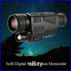 5X40 Infrared Dark Night Vision IR Monocular Binoculars Telescopes Scope TL K1I6