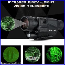 5X40 Infrared Dark Night Vision IR Monocular Telescope Digital Camera Hunting