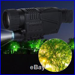 5X40 Infrared Night Vision IR HD Monocular Telescope Hunting Video Recording EB
