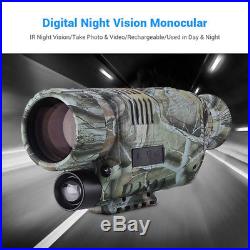 5X40 Monocular Binoculars Telescopes Infrared Dark Night Vision Scope Hunting