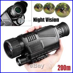 5X40mm 200m Infrared Night Vision HD Camera Monocular Hunting Hiking Telescope