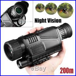 5X40mm 200m Infrared Night Vision Monocular Hunting Camping Telescope HD Camera
