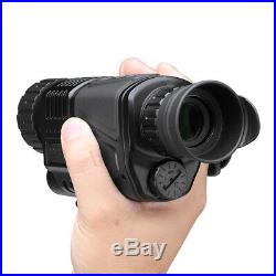 5X42 Infrared Night Vision Monocular Binoculars Video Telescopes Scope Hunting