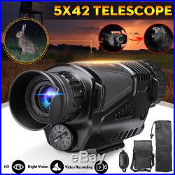 5X42 Zoom Night Vision Infrared Telescope Camera Video Monocular Outdoor Hunting