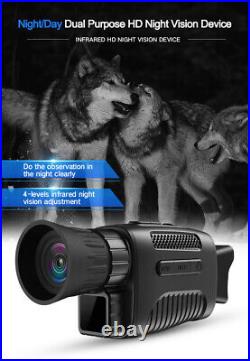5 Pack Digital Night Vision Monocular 6.8X Zoom Infrared Scope IR Camera Video
