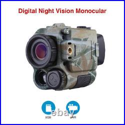 5x18mm Digital Night Vision Monocular 8GB DVR Observing Wildlife Telescope