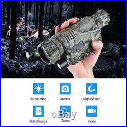 5x40 8GB Infrared Night Vision Digital Monocular Telescope with Photo Video DVR