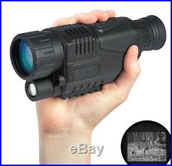 5x40 Digital IR Night Vision 4XZoom Monocular 200m Hunting Camera Video Recorder