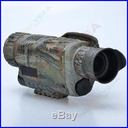 5x40 Digital IR Night Vision Monocular 200m 5xZoom Hunting Camera Video Recorder