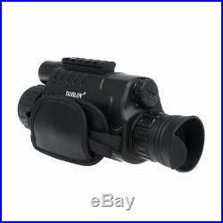 5x40 Digital Night Vision Monocular 8GB Video Photo DVR 850nm Binoculars Black