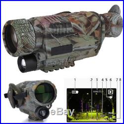 5x40 Hunting IR Infrared Night Vision Monocular Binoculars Telescopes Camo F6V3