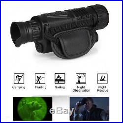 5x40 Infrared IR Digital Night Vision Video Camera Monocular Scope 8GB Recorder