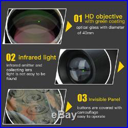 5x40 Infrared IR Night Vision Digital Video Camera Monocular Portable Telescope