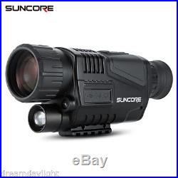 5x40 Monocular IR Night Vision Scope Video Playback Telescope Digital Camera