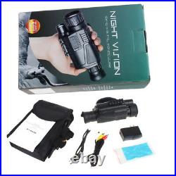 5x40 Zoom Monocular Infrared IR Night Vision Cam Video DVR for Hunting, Marine