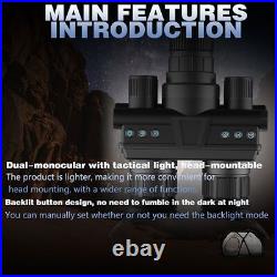 600M 8X Digital Zoom Infrared Night Vision Monocular Binoculars UHD Trail Camera