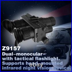 600m 4K Night Vision Hunting Binoculars 8x Digital Zoom with Tactical Flashlight