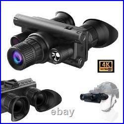 600m 4K Night Vision Hunting Binoculars Head Mounted Helmet 8x Zoom Goggles