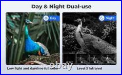 600m 4K Night Vision Hunting Binoculars Head Mounted Helmet 8x Zoom Goggles