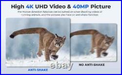 600m 4K Night Vision Hunting Binoculars Head Mounted Helmet 8x Zoom Goggles