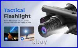 600m 4K Night Vision Hunting Binoculars Head Mounted Helmet 8x Zoom Goggles