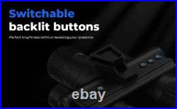 600m 4K Night Vision Hunting Binoculars Head Mounted Helmet 8x Zoom Goggles