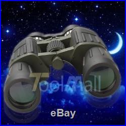 60x50 Zoom Day Night Vision Outdoor Travel Binoculars Hunting Telescope+Case