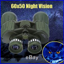 60x50 Zoom Day Night Vision Outdoor Travel HD Binoculars Hunting Telescope+Case